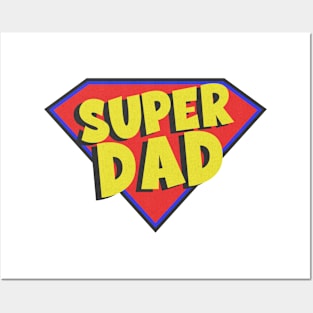 Superhero Dad Posters and Art